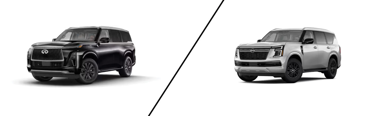 2026 INFINITI QX80 vs 2026 Nissan Armada